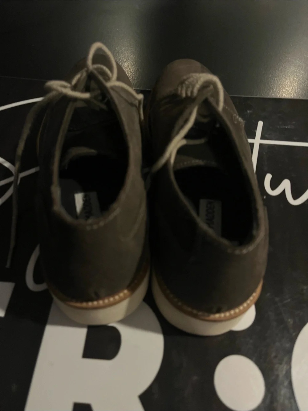 Steve Madden Men's Dark Gray Lace-Up Casual Shoes New Size 8